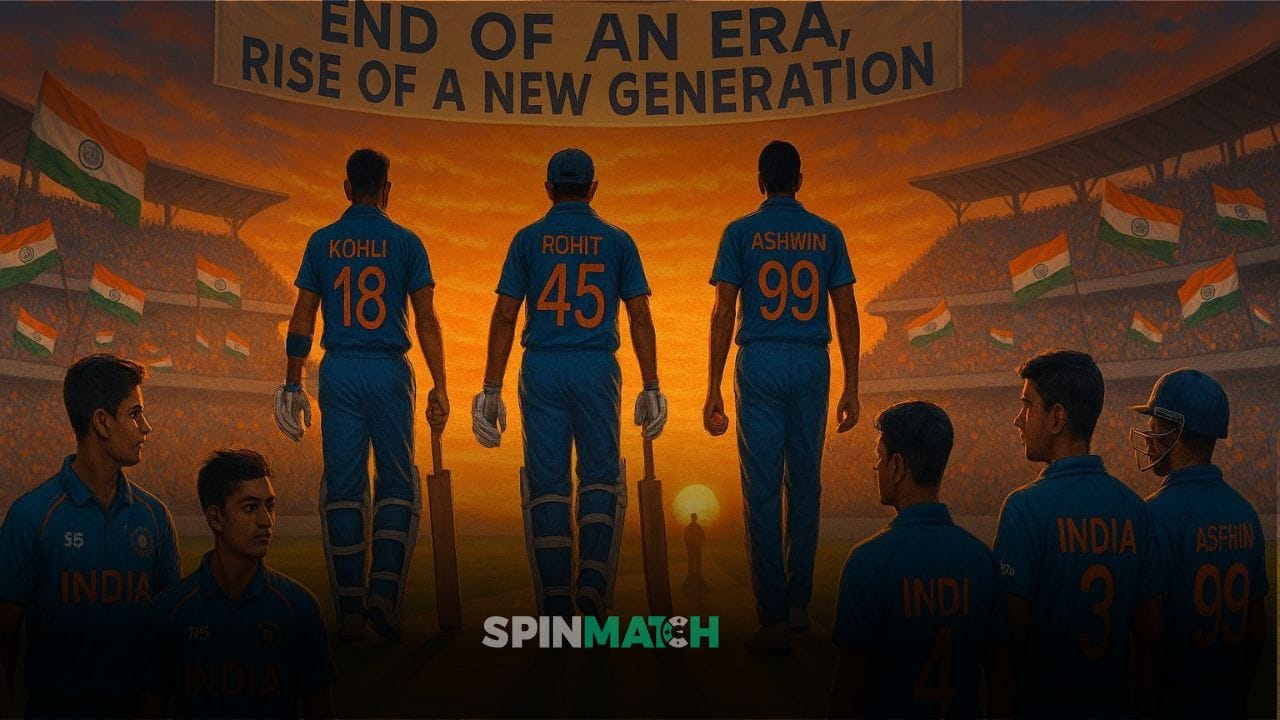 Virat Kohli, Rohit Sharma, and Ravichandra Ashwin
