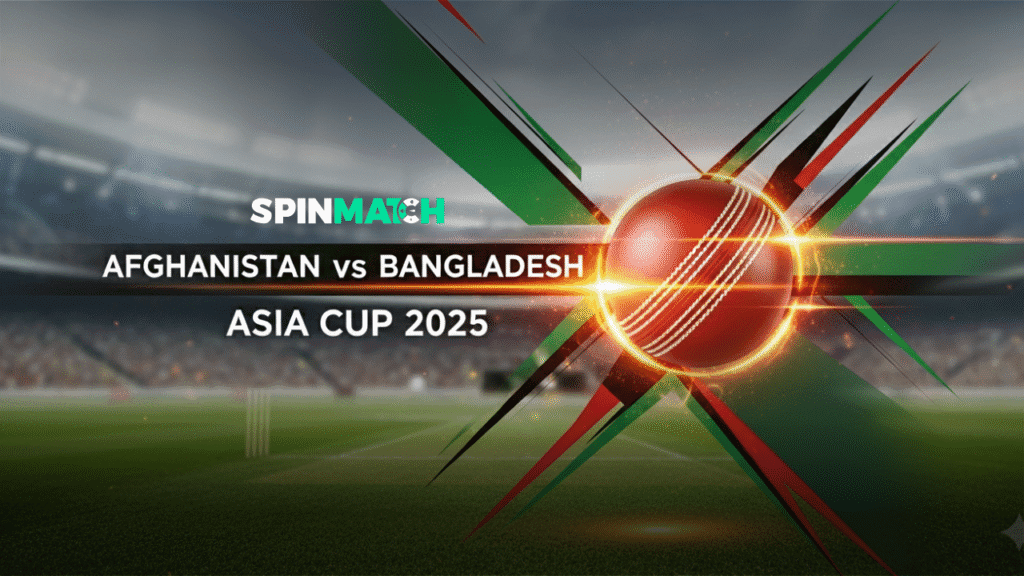 Afghanistan vs Bangladesh Asia Cup 2025