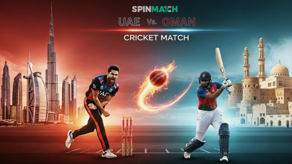 UAE vs. OMAN: Spinmatch Cricket Updates