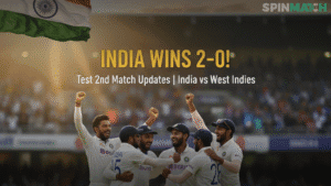 India vs. West Indies: Spinmatch test match updates