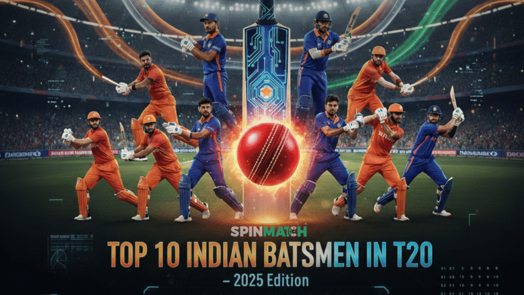 Spinmatch Cricket Updates: Top 10 Indian Batsmen in T20