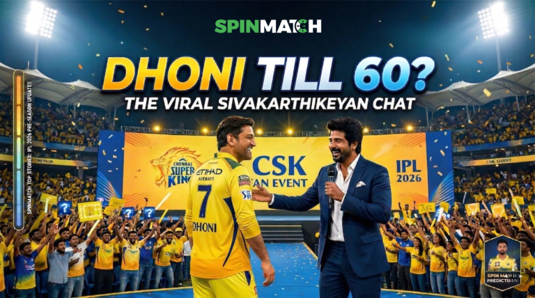 Dhoni CSK Updates on Spinmatch Banner