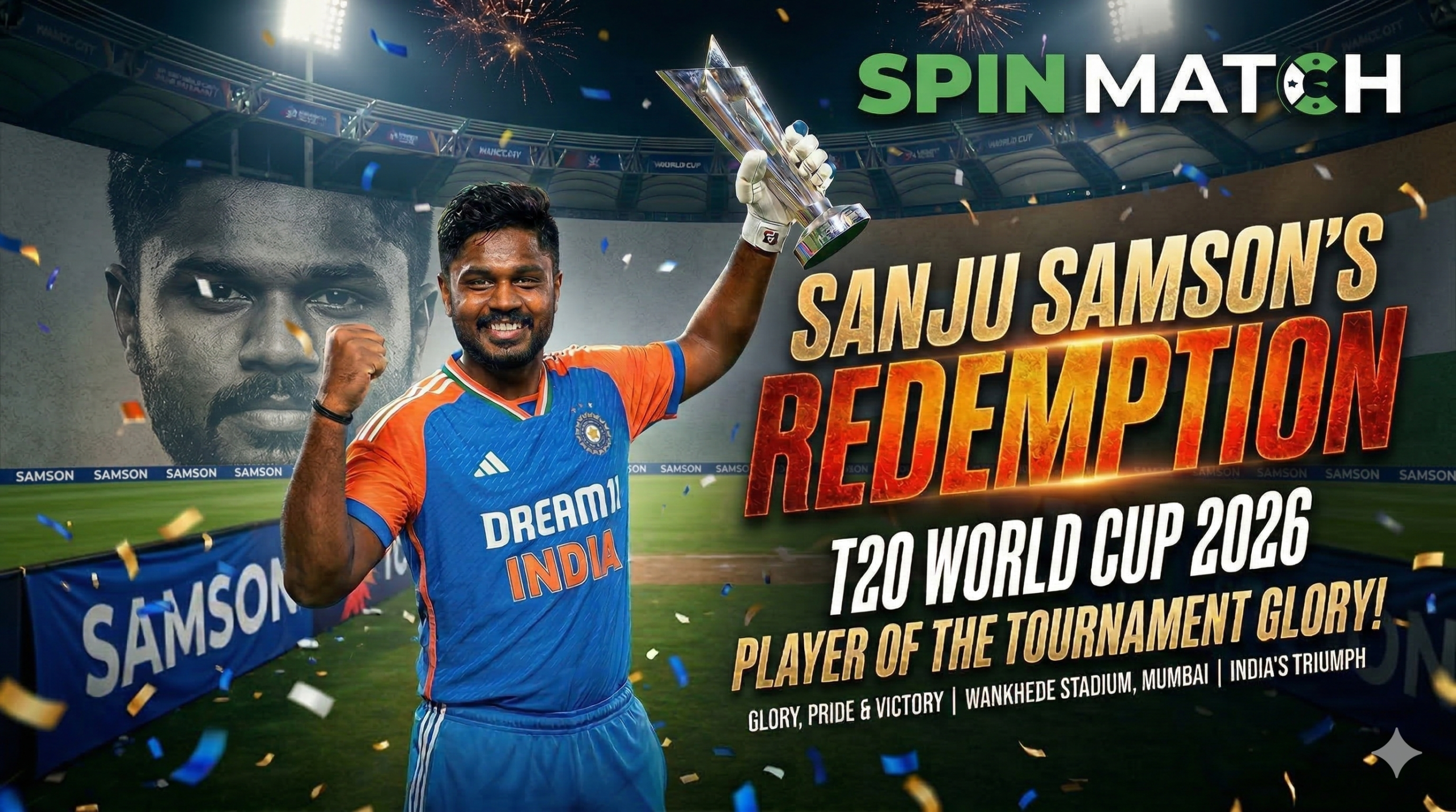 Sanju Samson Cricket Updates on Spinmatch