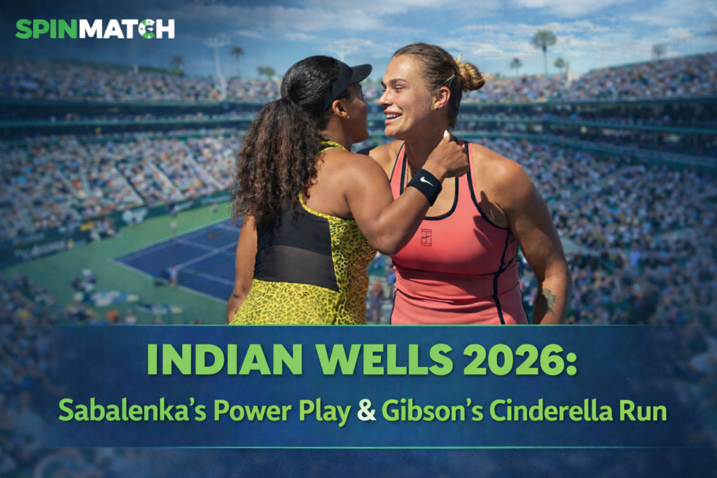 Sabalenka & Gibson Shine at Indian Wells 2026 (Spinmatch Updates)