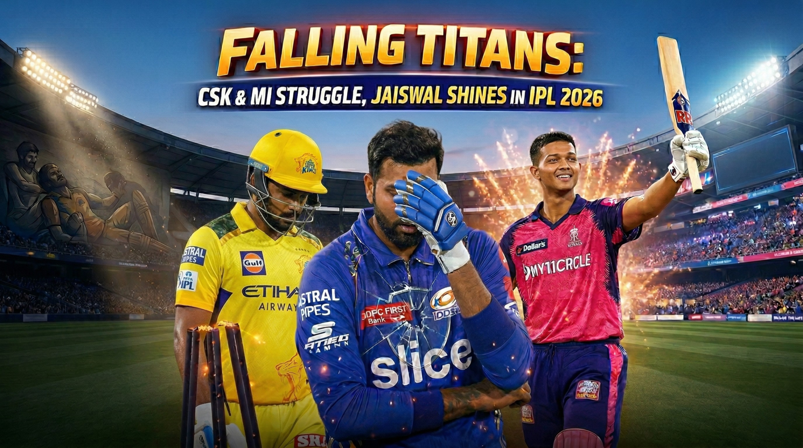 CSK, MI Falling in 2026 IPL.