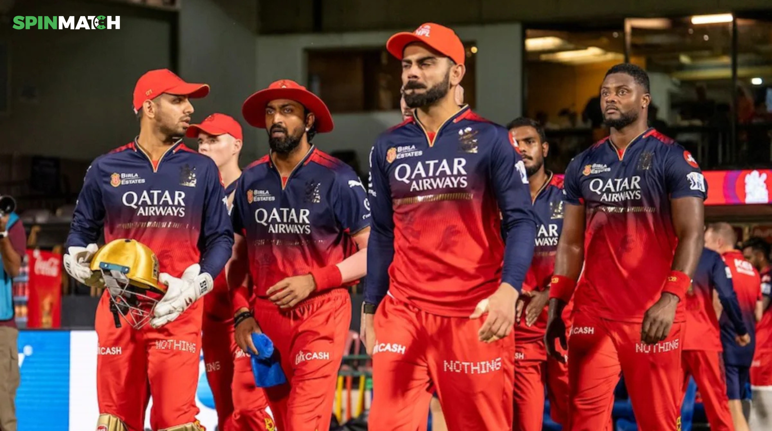 RCB Crush Delhi Capitals Spinmatch Updates