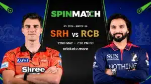 SRH vs RCB 2026 Spinmatch Updates